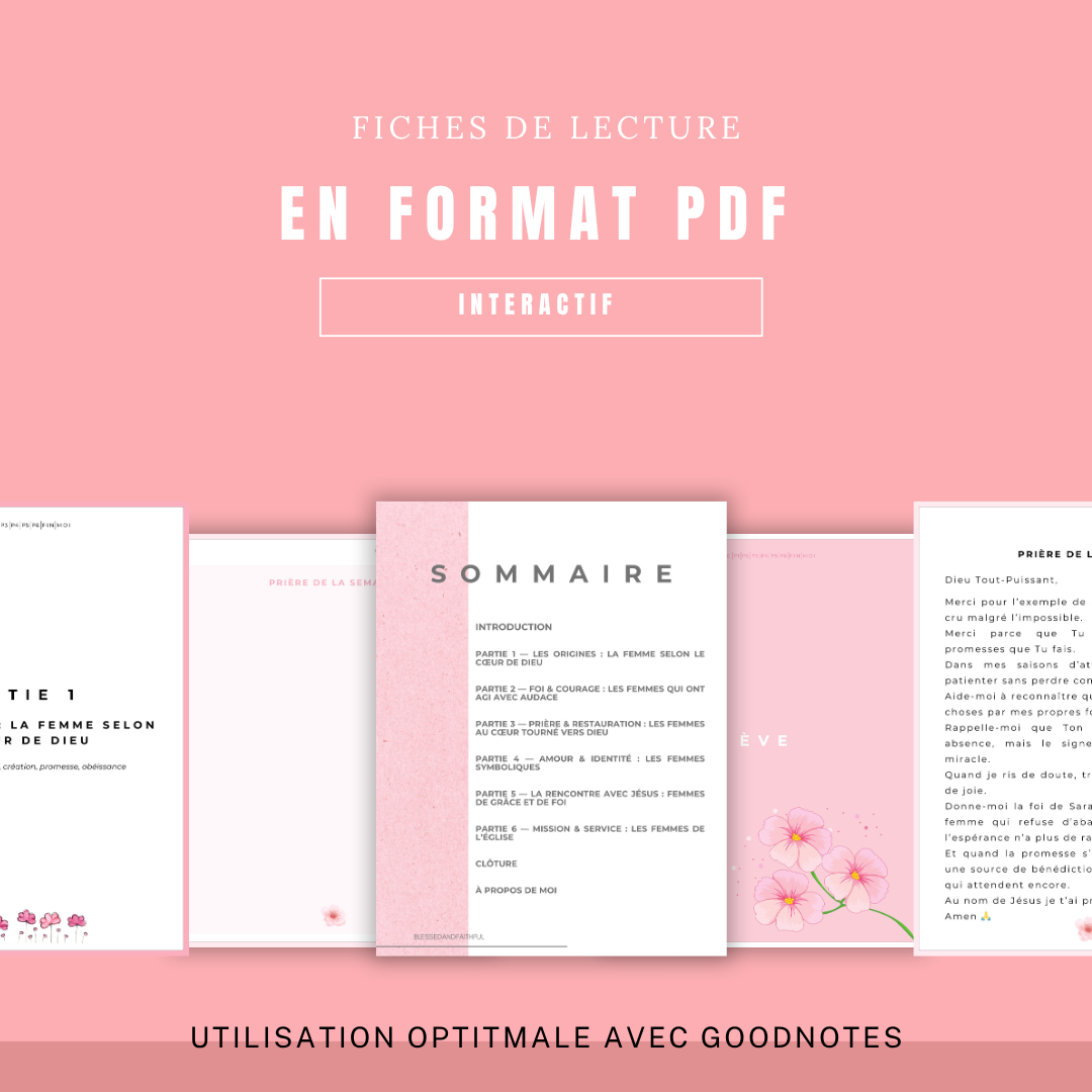 Méditer sur les femmes de la Bible
