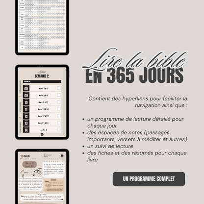 365 jours pour lire la bible