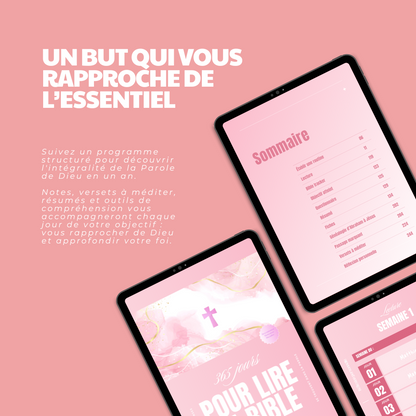 365 jours pour lire la bible - Rose