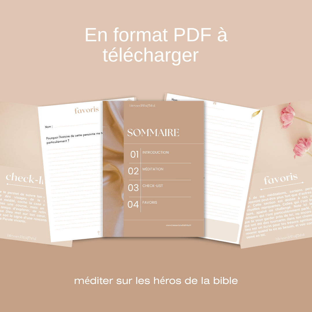 Méditer sur les héros de la bible