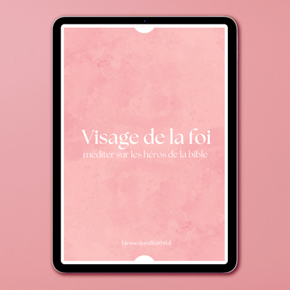Méditer sur les héros de la bible - rose