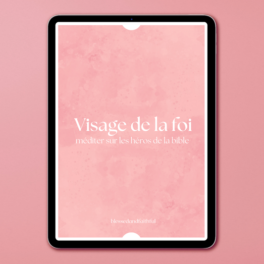 Méditer sur les héros de la bible - rose
