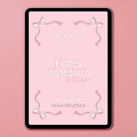 Fiches de lecture digital - Rose