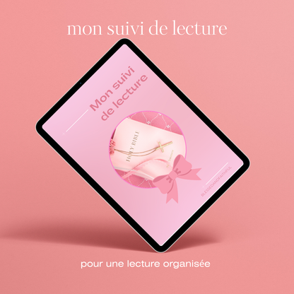 Suivi de lecture rose DIGITAL